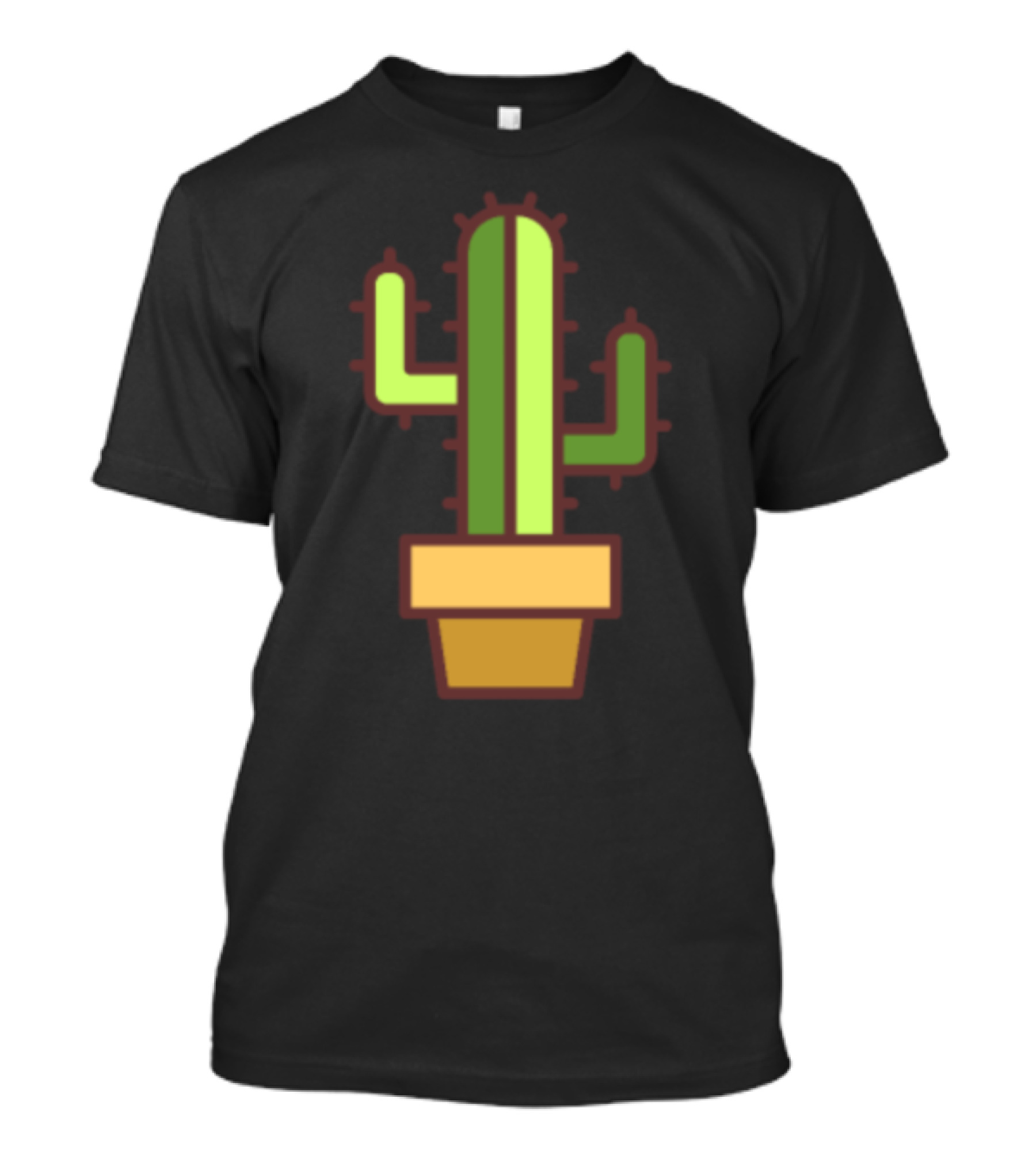 Spikes Cactus Funny Succulent Plant Desert Potted T-Shirt