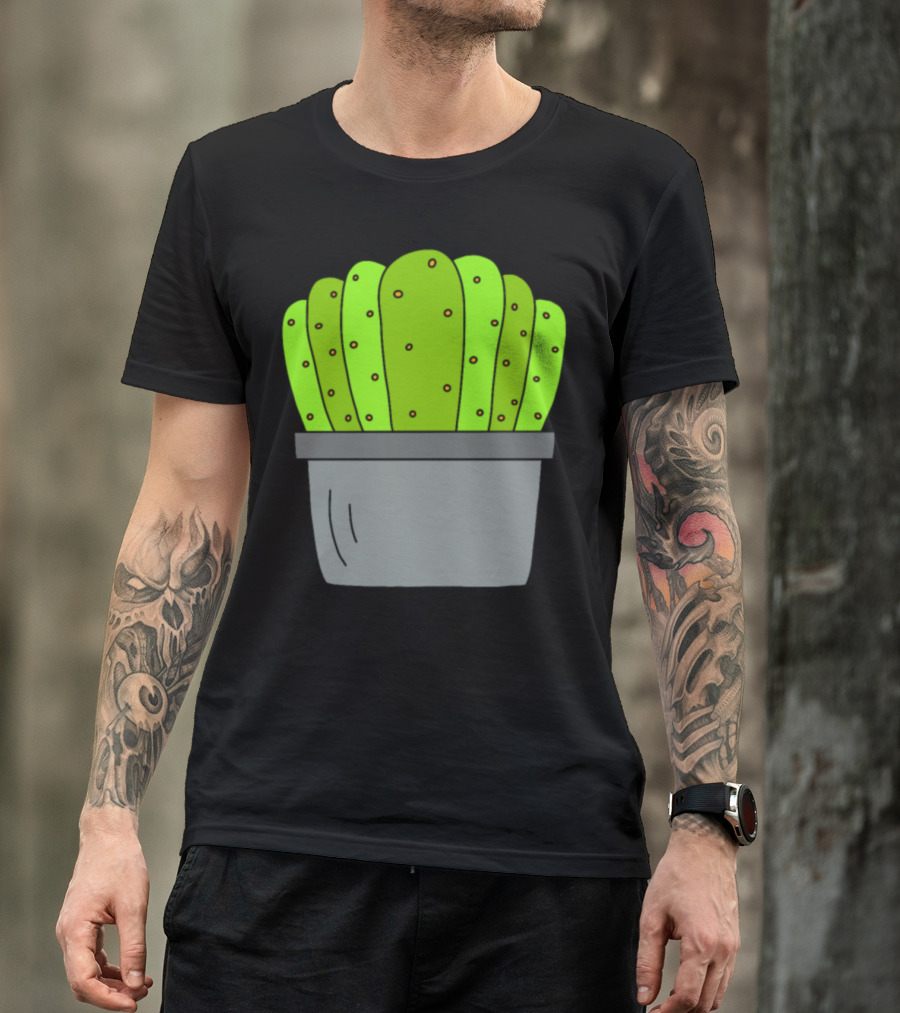 The Organized Group Of Cacti In A Pot T-Shirt