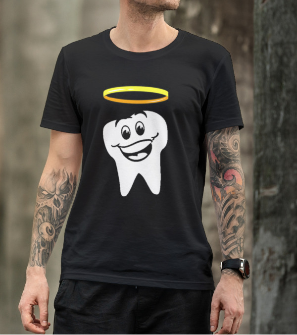Tooth Angel Smiling Halo T-Shirt
