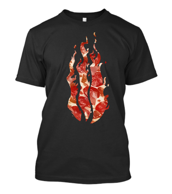 Preston Love Pizza Flame Pepperoni Fire T-Shirt
