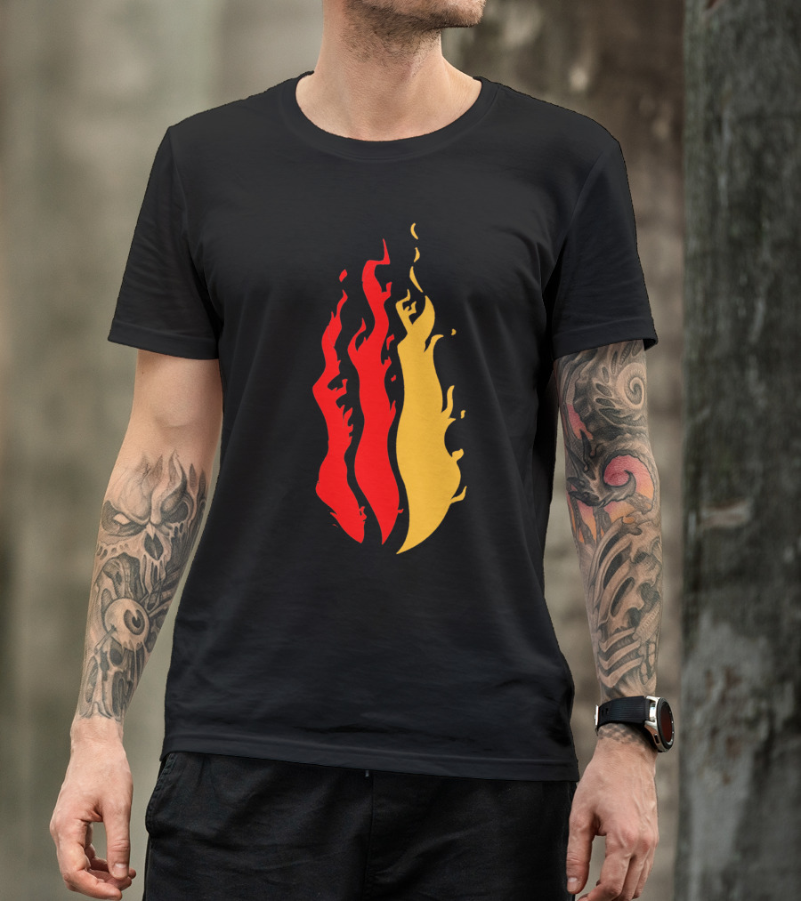 Preston Fire Logo Flame T-Shirt