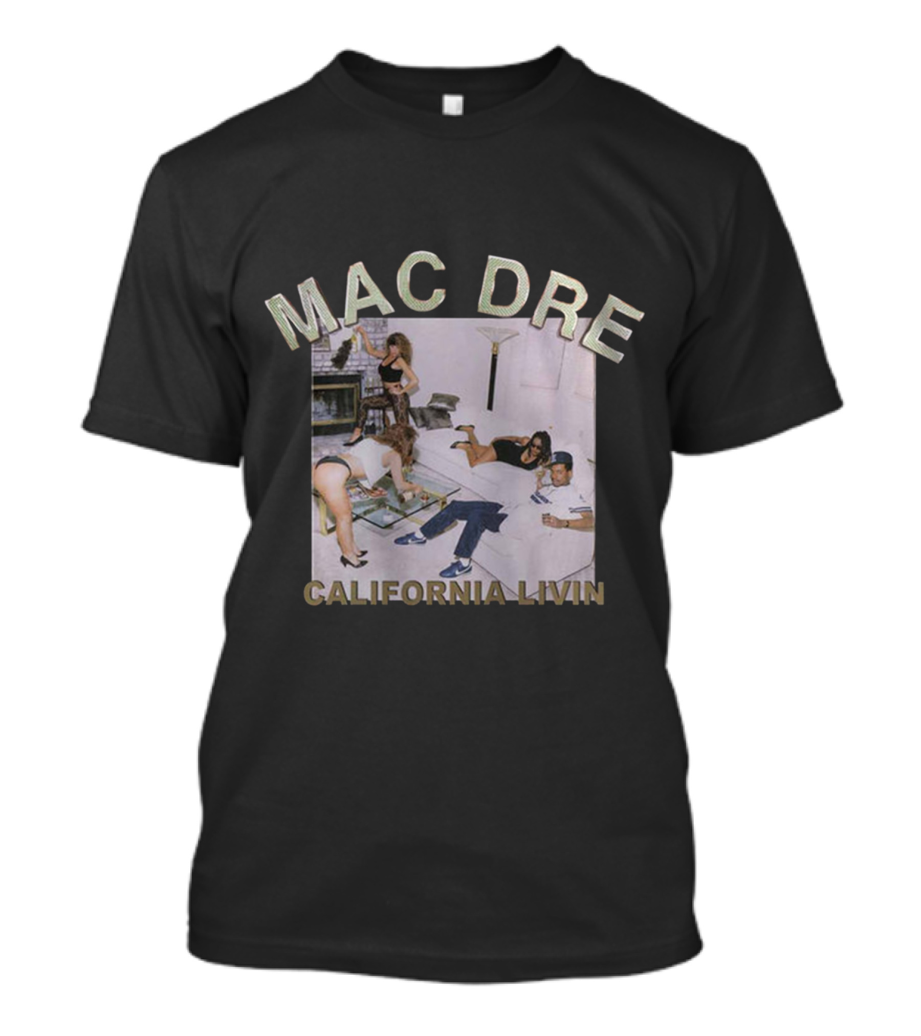 Mac Dre California Livin Vintage Hip Hop Style Retro Image T-Shirt