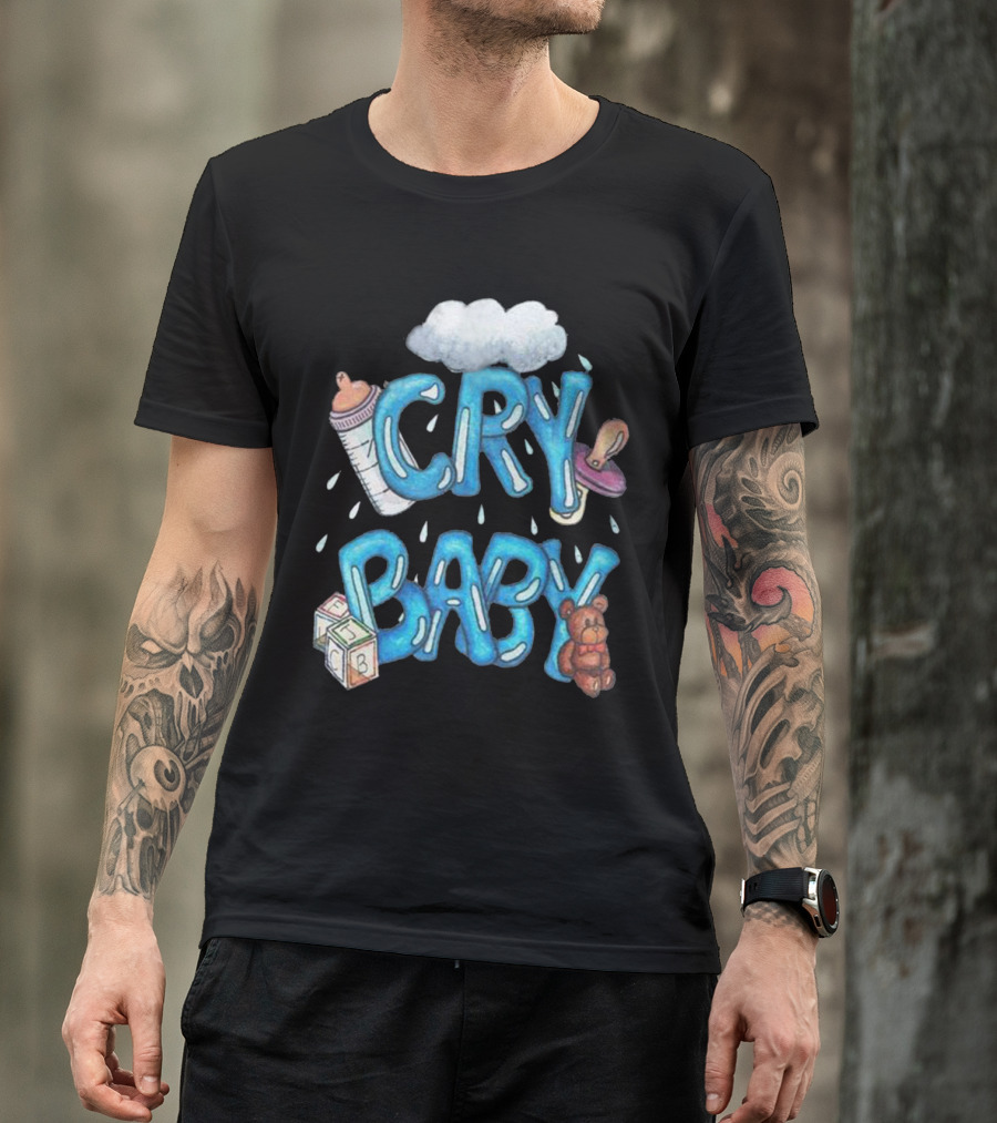 Melanie Martinez Cry Baby Cloud Blocks Teddy Bottle Women's Fashion T-Shirt