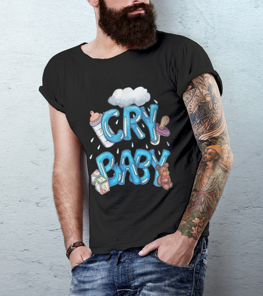 Melanie Martinez Cry Baby Cloud Blocks Teddy Bottle Women's Fashion T-Shirt
