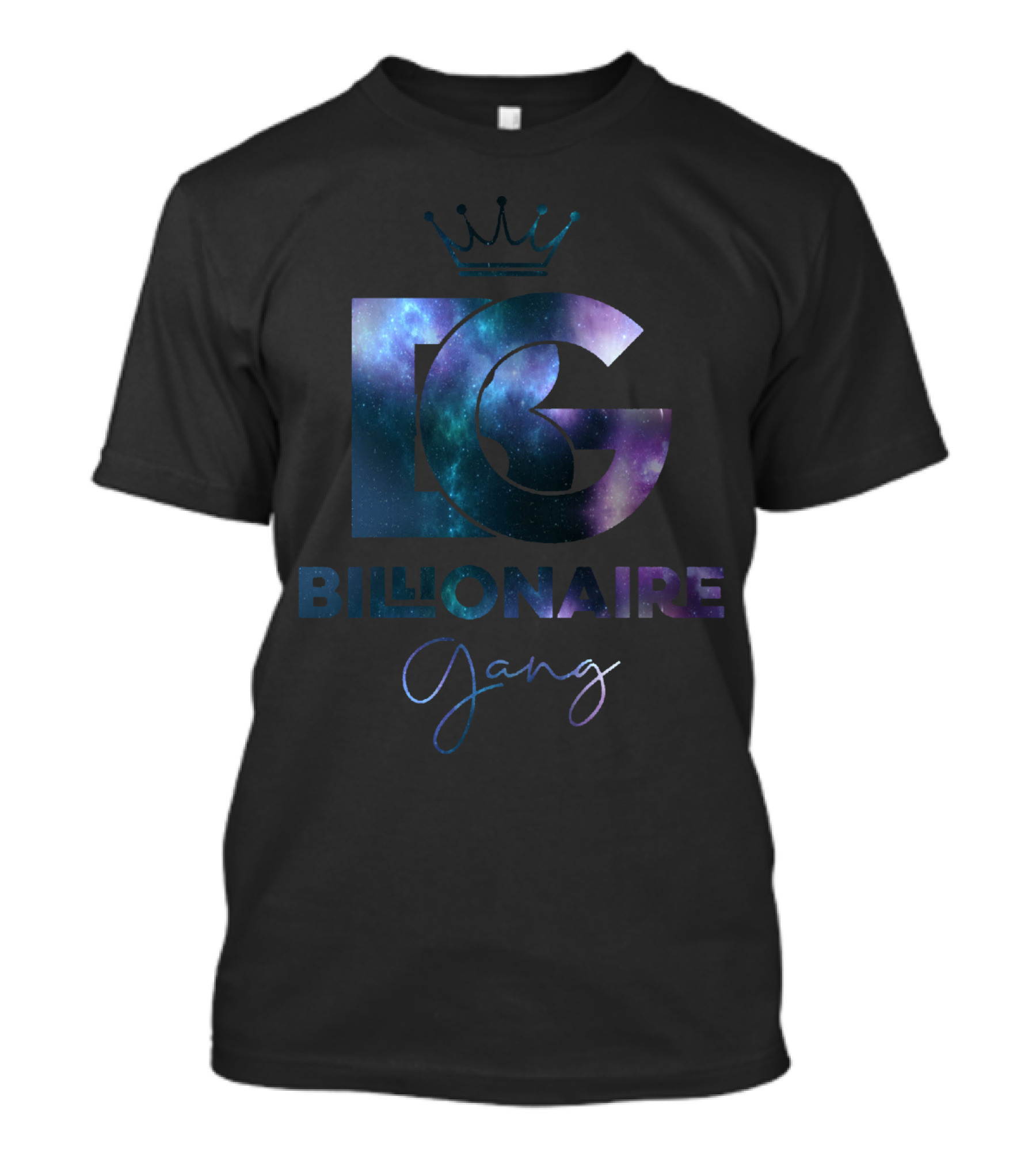 Billionaire Gang Galactic Monogram With Crown T-Shirt