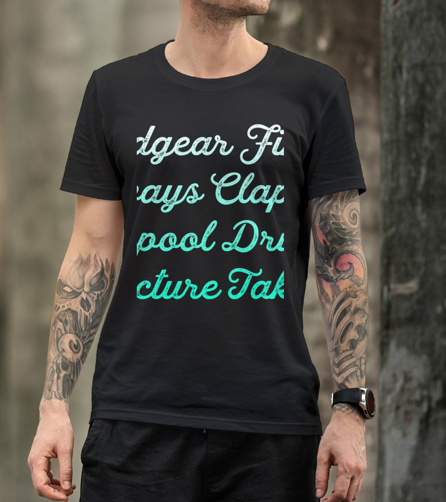 Headgear Fixing Always Clapping Pool Drills Picture Taking Singlet Washin Wrestling T-Shirt