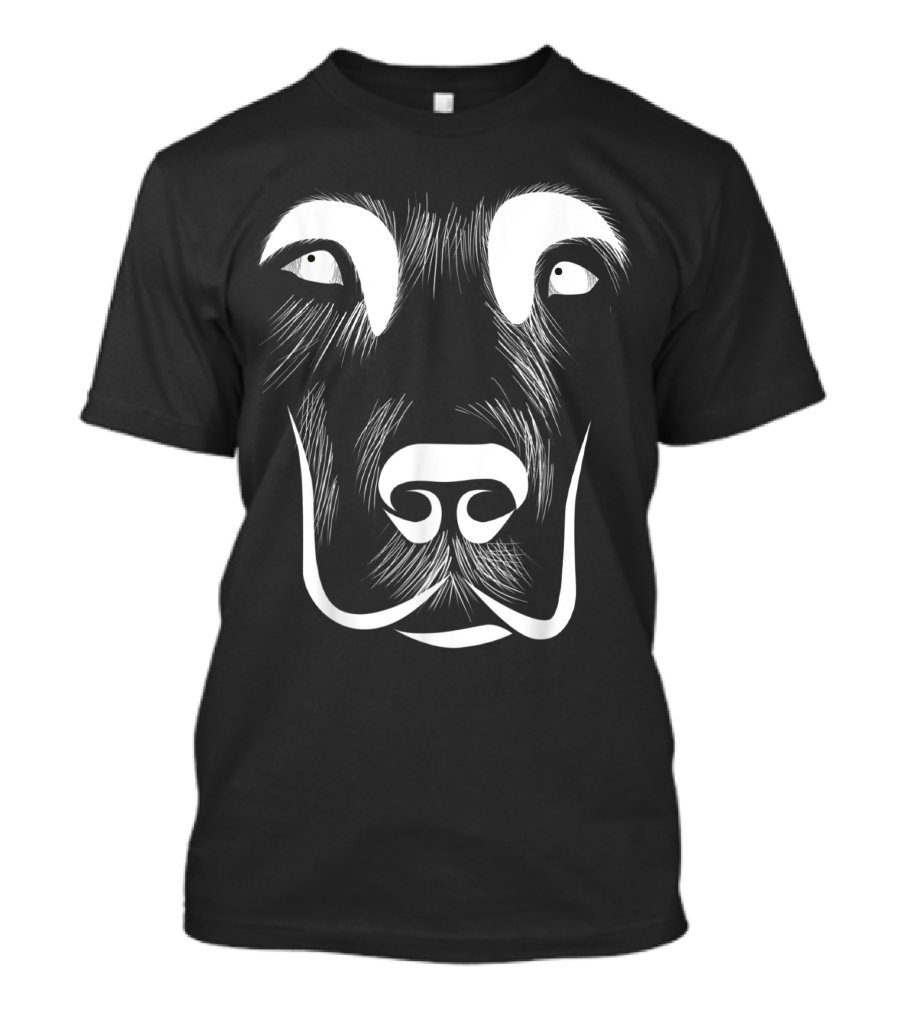 Labrador Face Funny Cute Lab Dog Sketch T-Shirt