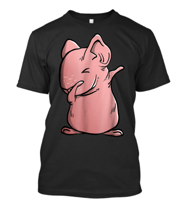 Skinny Guinea Pig Dab Pose Iconic Rodent Dance T-Shirt