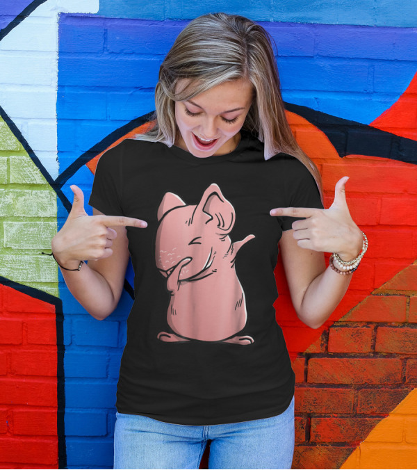 Skinny Guinea Pig Dab Pose Iconic Rodent Dance T-Shirt