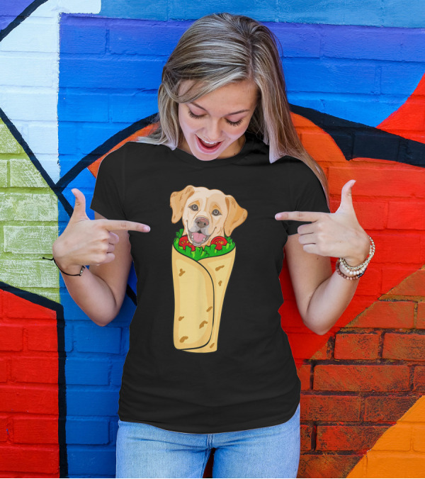 Labrador Retriever Burrito Cinco De Mayo T-Shirt