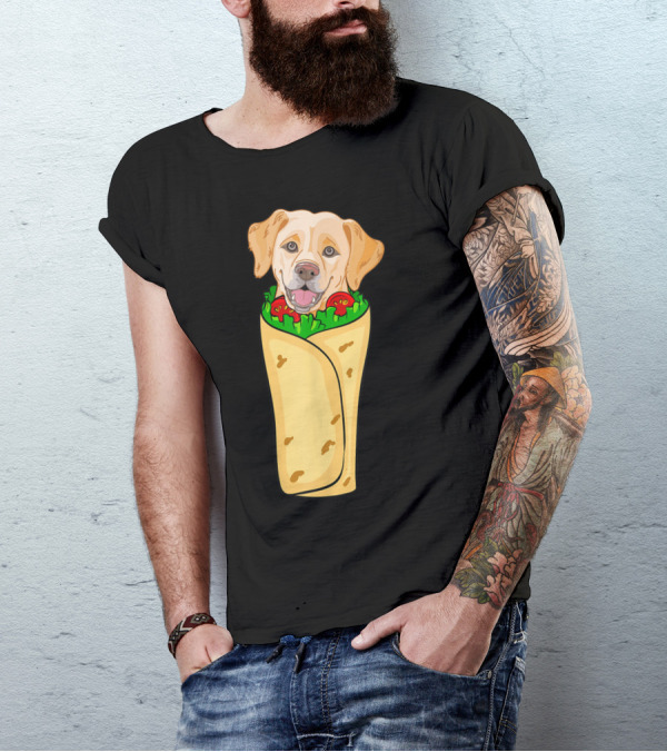 Labrador Retriever Burrito Cinco De Mayo T-Shirt