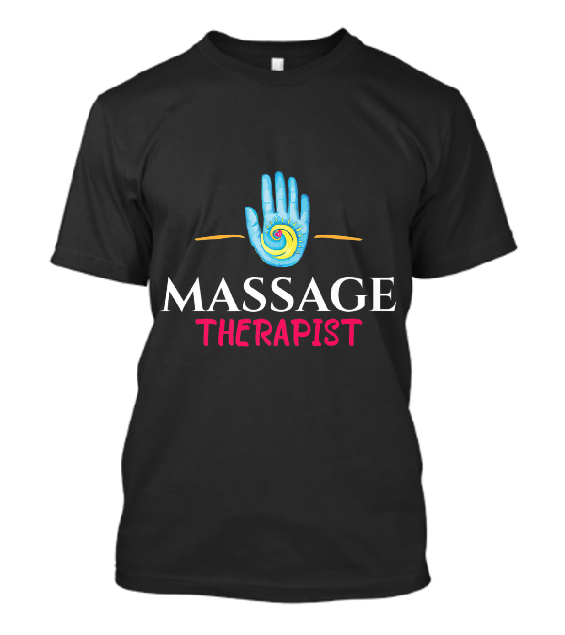 Massage Therapist Relax Spa Hand Spiral T-Shirt