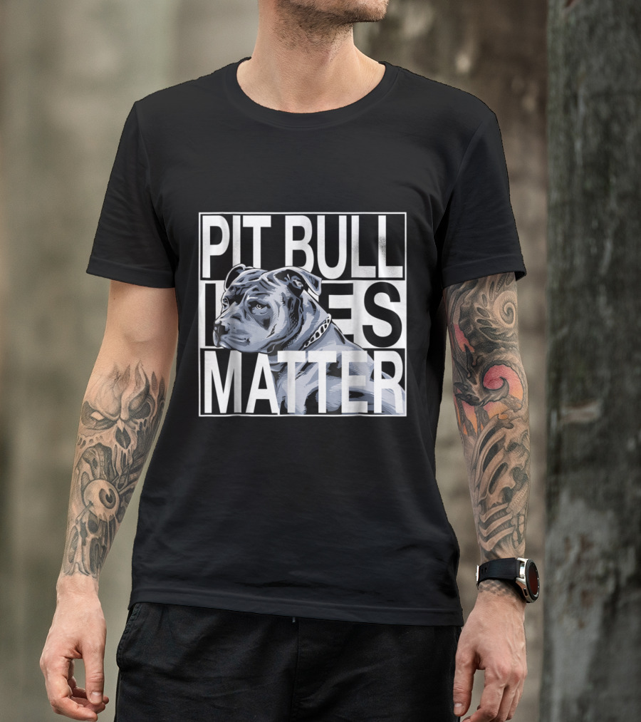 Pit Bull Lives Matter Dog T-Shirt
