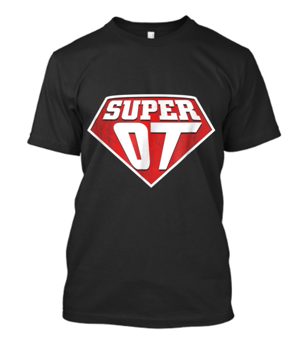 Super OT Occupational Therapy Hero Emblem T-Shirt