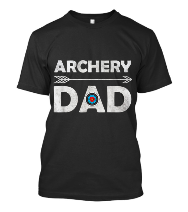 Archery Dad With Target And Arrow T-Shirt