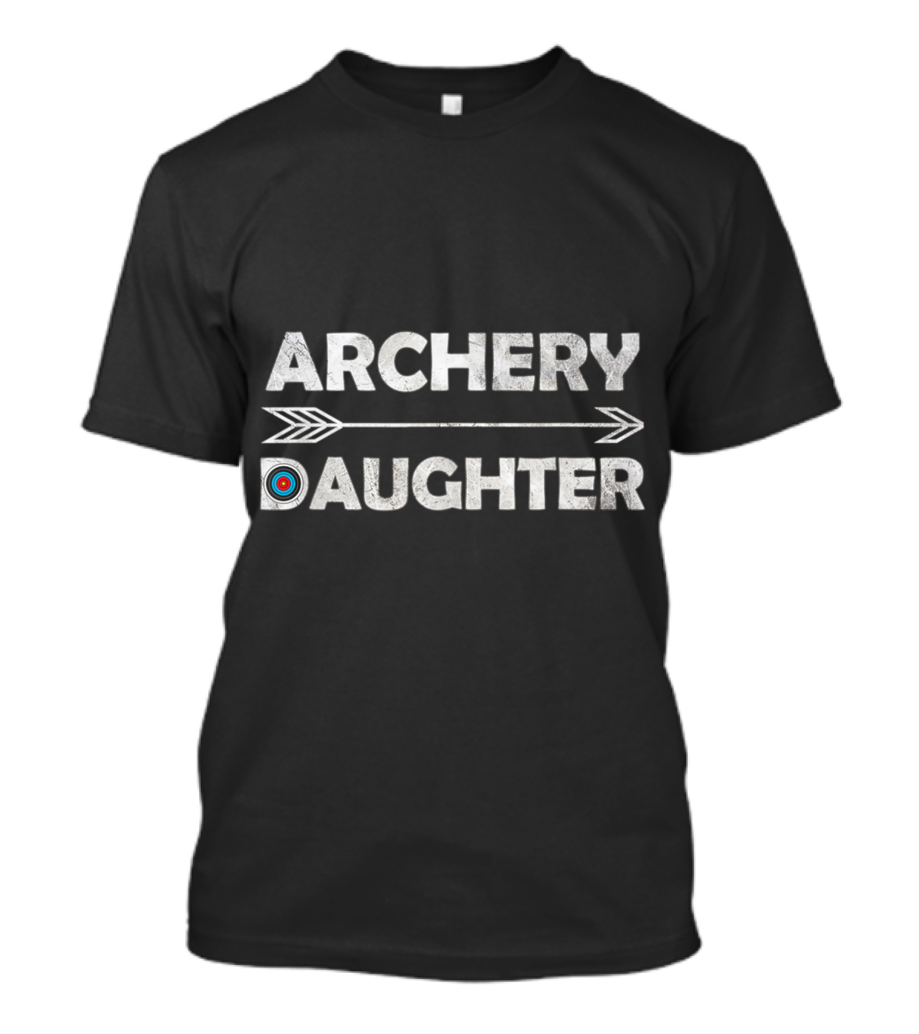 Matching Family Archery Daughter Target And Arrow T-Shirt