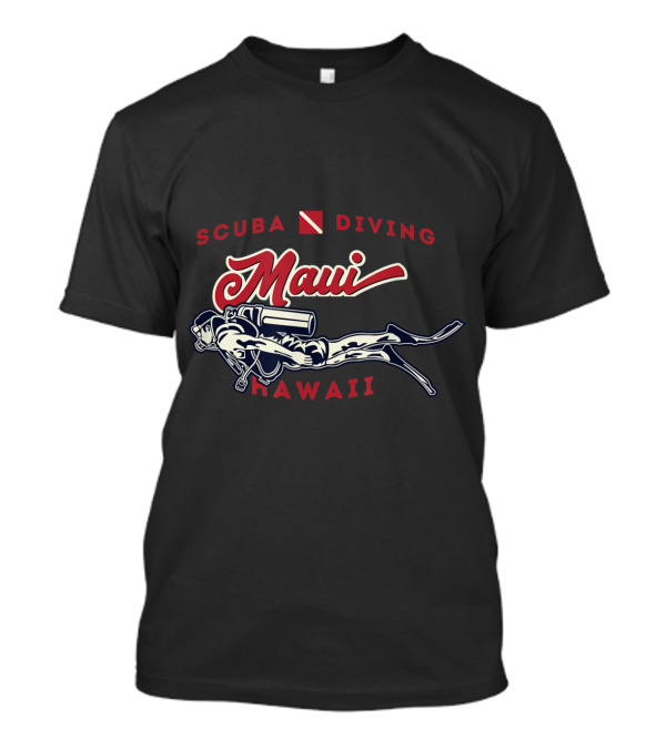 Maui Hawaii Scuba Diving Explore Adventure With Diver T-Shirt