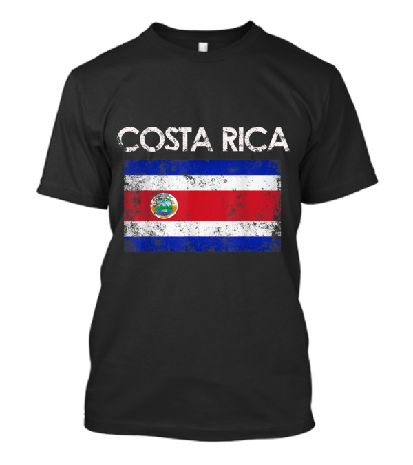 Vintage Distressed Costa Rica Flag T-Shirt