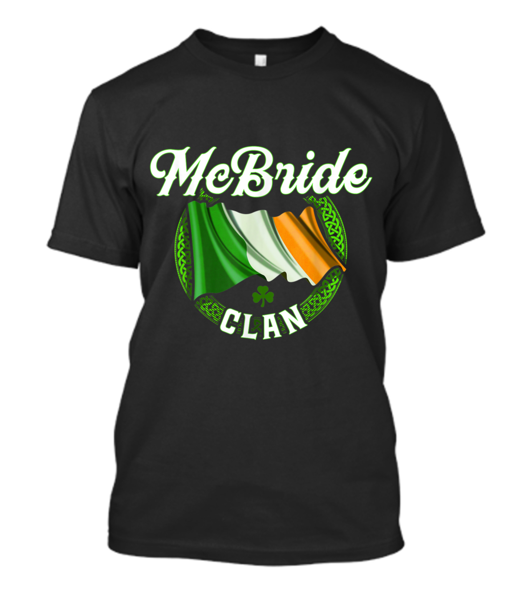 McBride Clan Irish Flag Surname Heritage T-Shirt