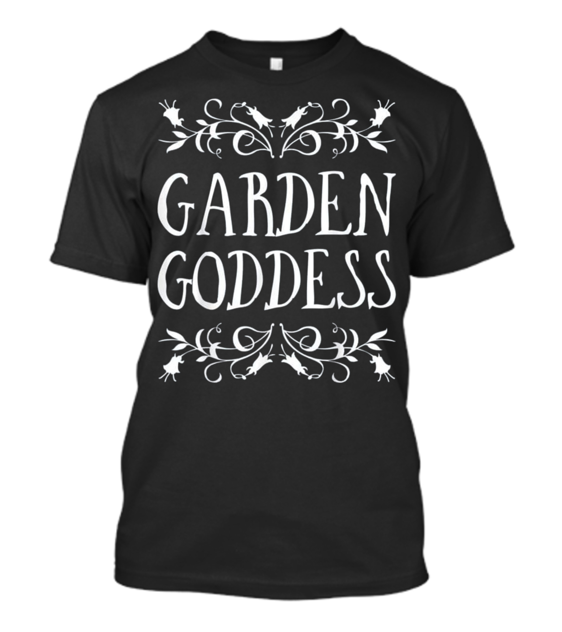 Garden Goddess With Floral Vine Accents T-Shirt