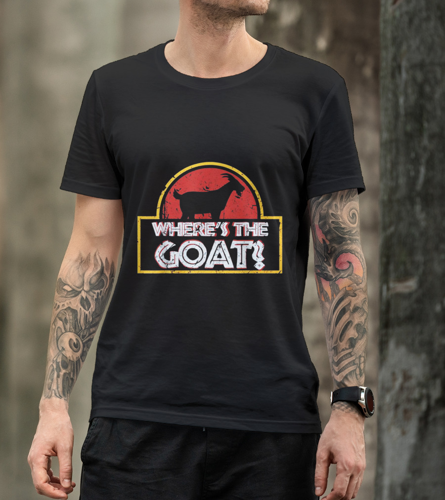 Vintage Goats Where's The Goat Jurassic Park T-Shirt