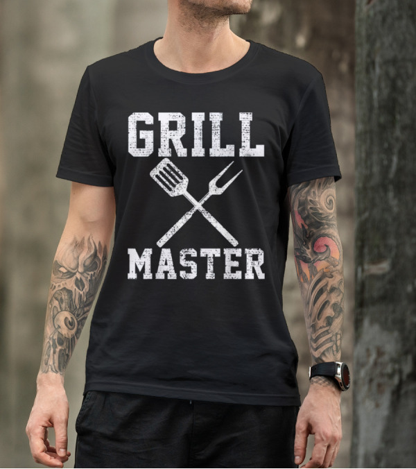 Grill Master BBQ Barbeque Grilling Grill Spatula Fork T-Shirt