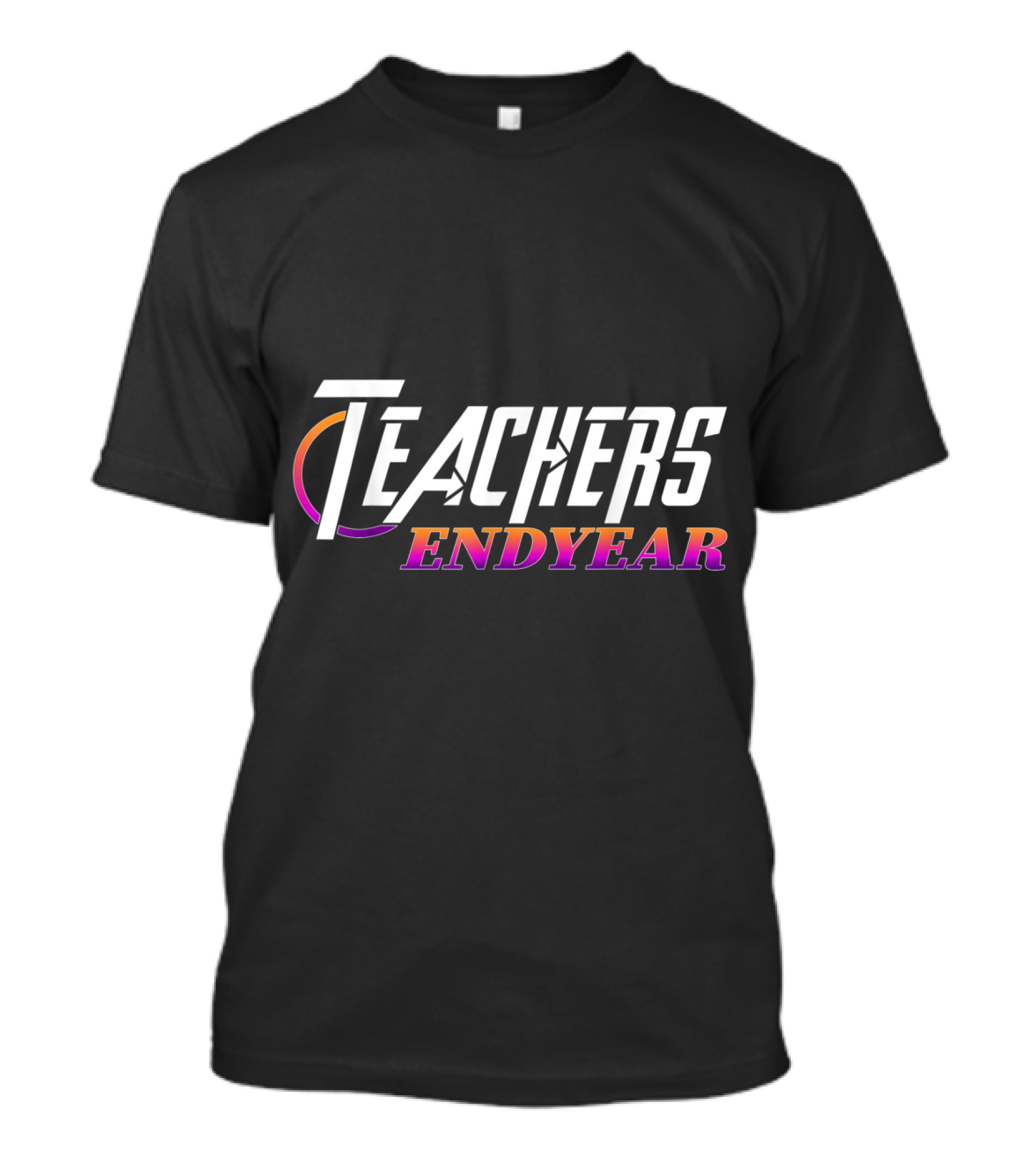 Teachers End Year Retro Neon T-Shirt