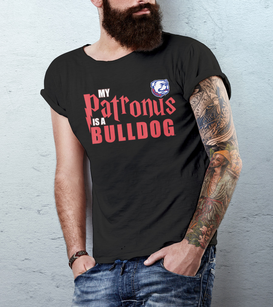 My Patronus Is A Bulldog Louisiana Tech Bulldogs T-Shirt