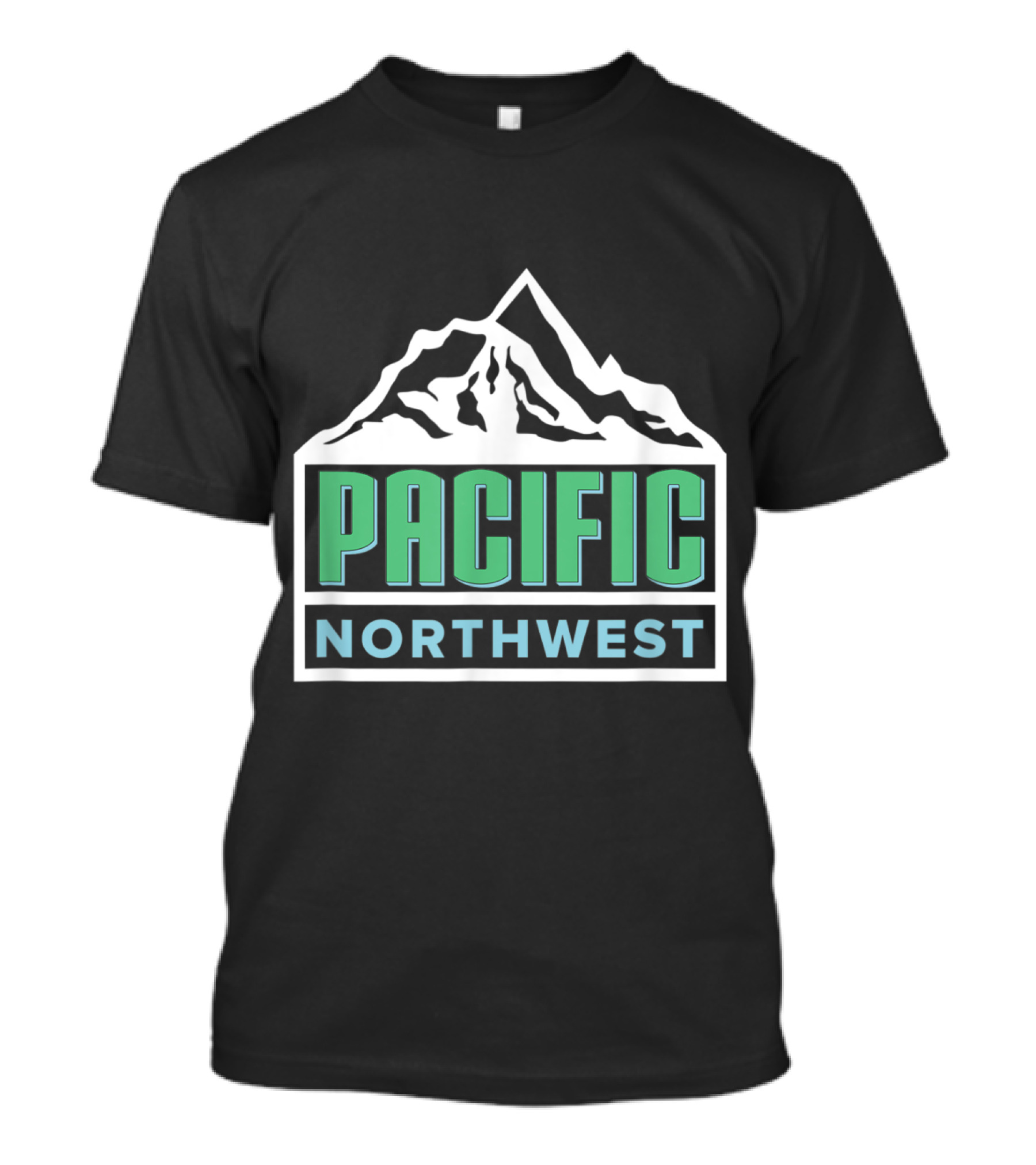 Pacific Northwest Mountain Logo PNW Hiking Oregon T-Shirt