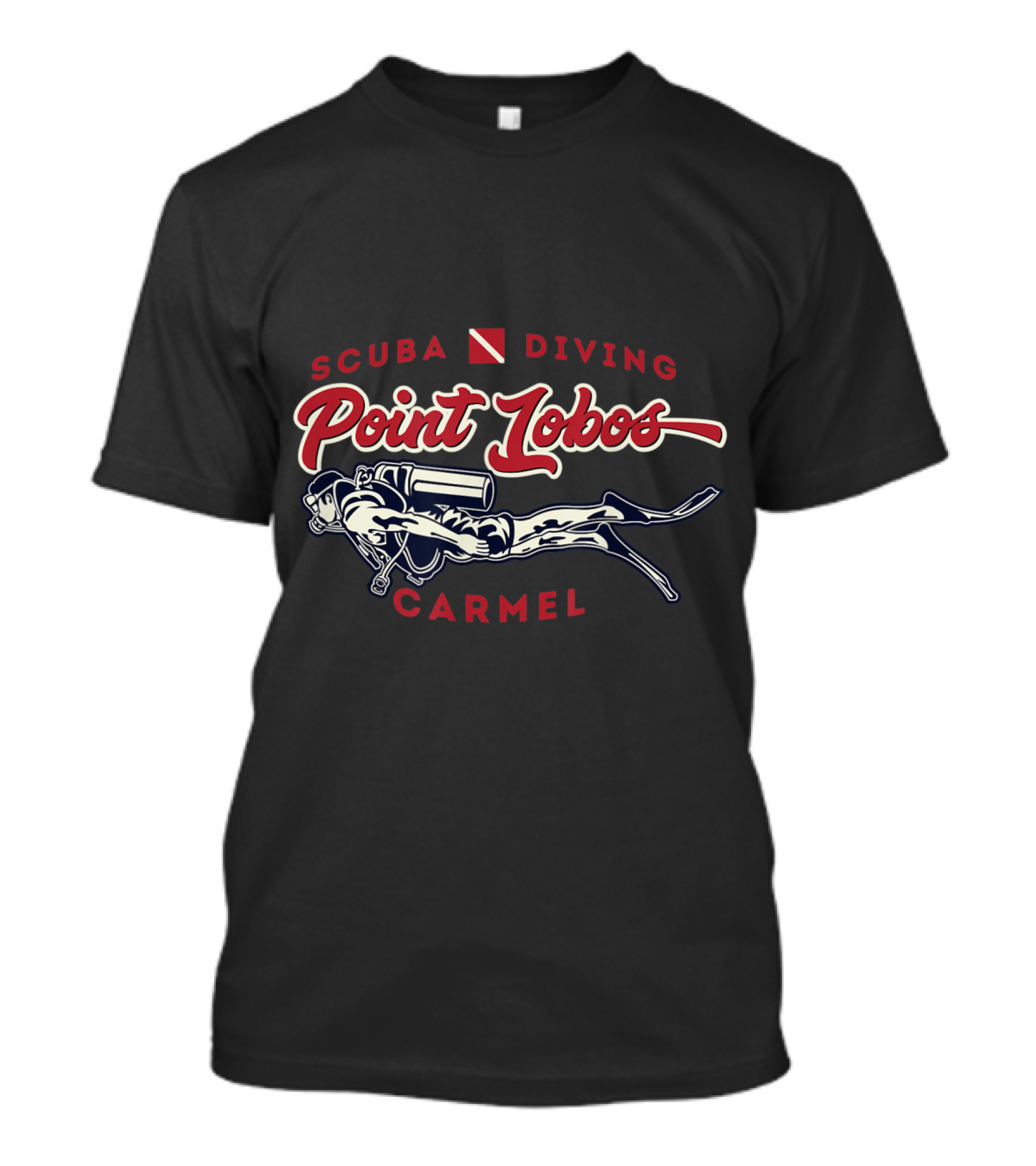 Scuba Diving Point Lobos Carmel Monterey Bay Cali T-Shirt