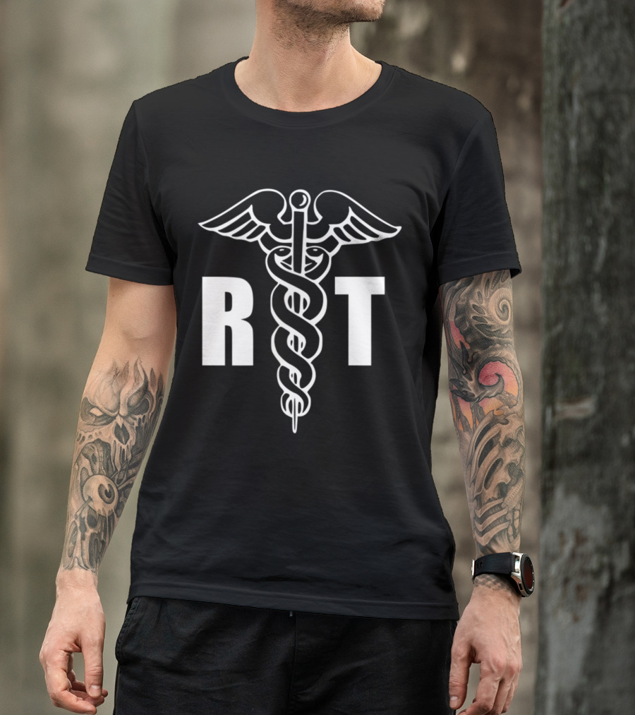 RT Caduceus Medical Symbol Respiratory Therapist T-Shirt