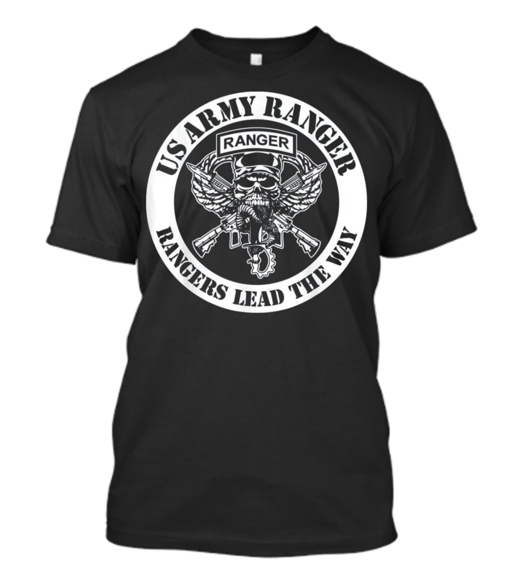 US Army Ranger Skull Rangers Lead The Way Veteran T-Shirt