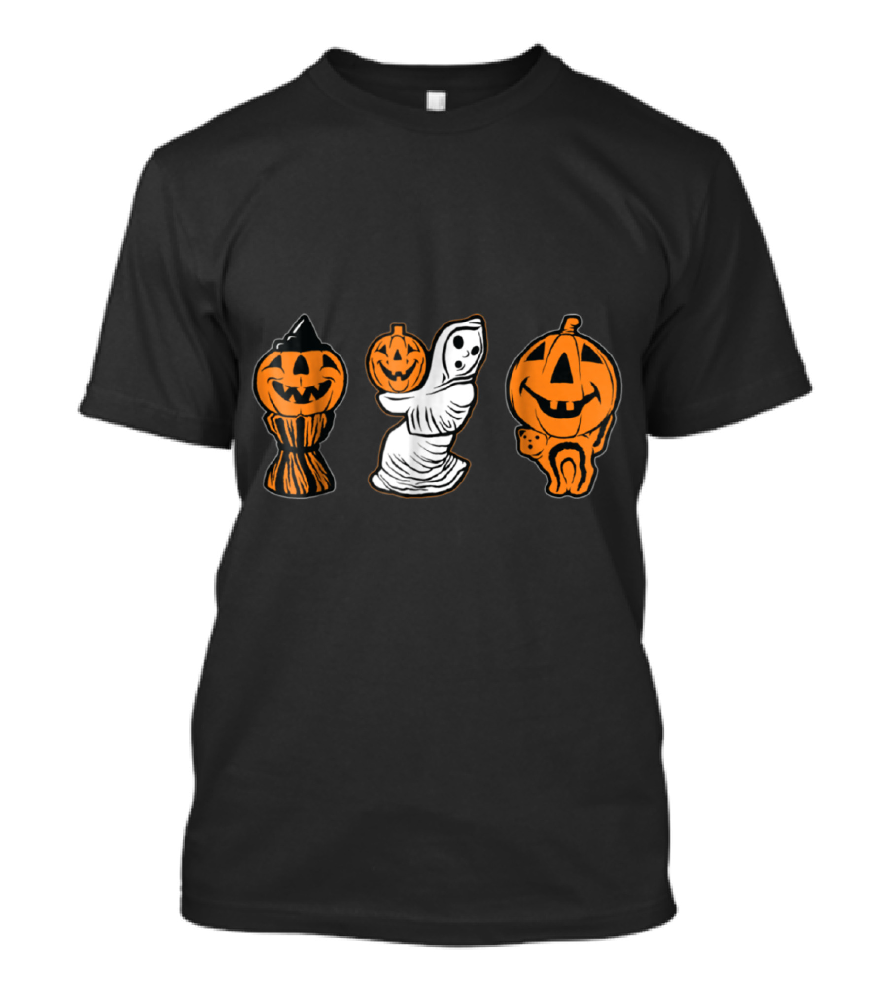 Classic Halloween Blow Molds Ghost Pumpkin Trio T-Shirt