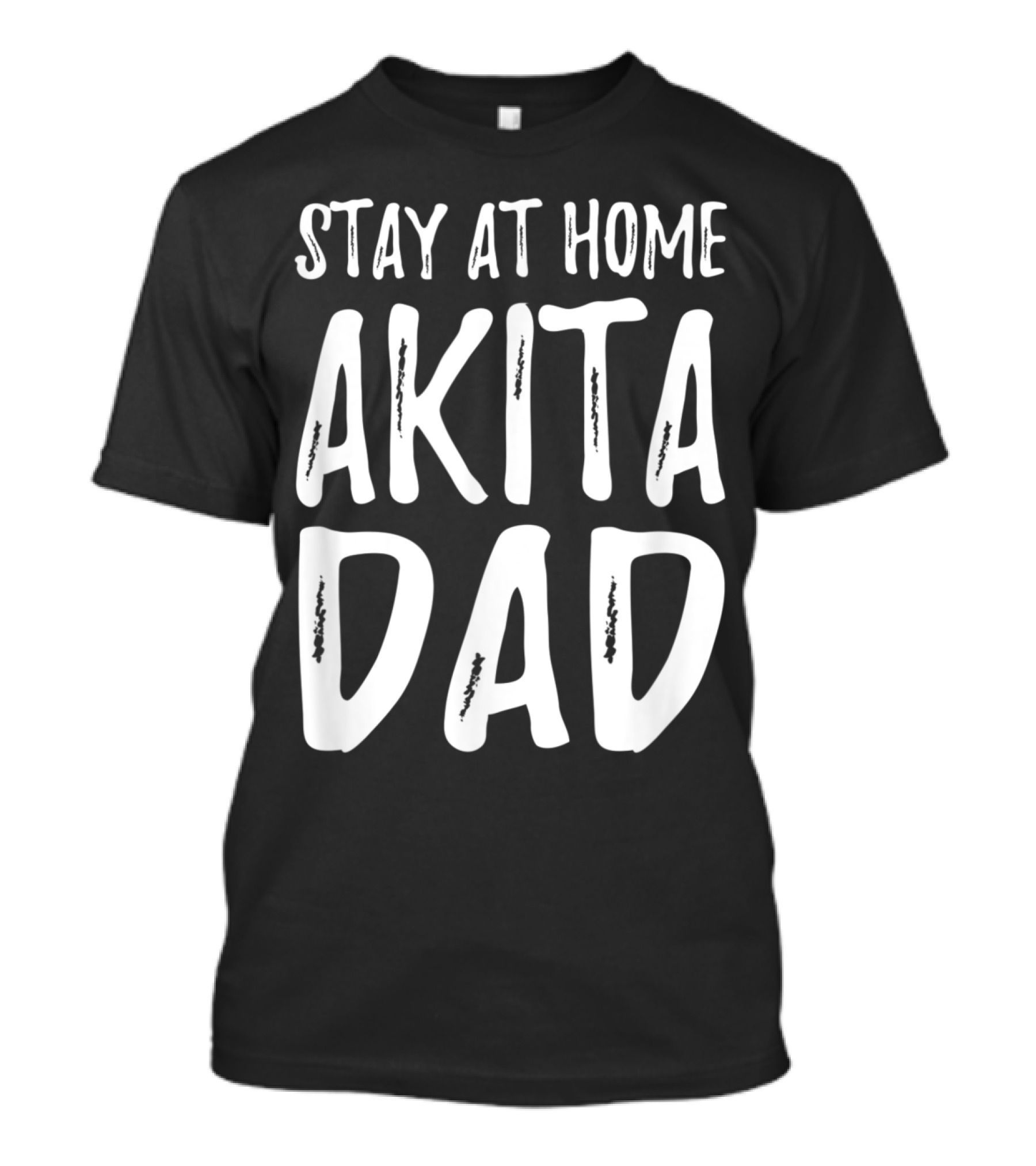 Stay At Home Akita Dad T-Shirt