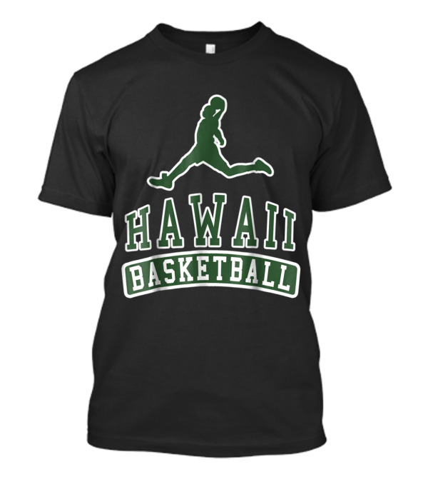 Hawaii Basketball Leaping T-Shirt