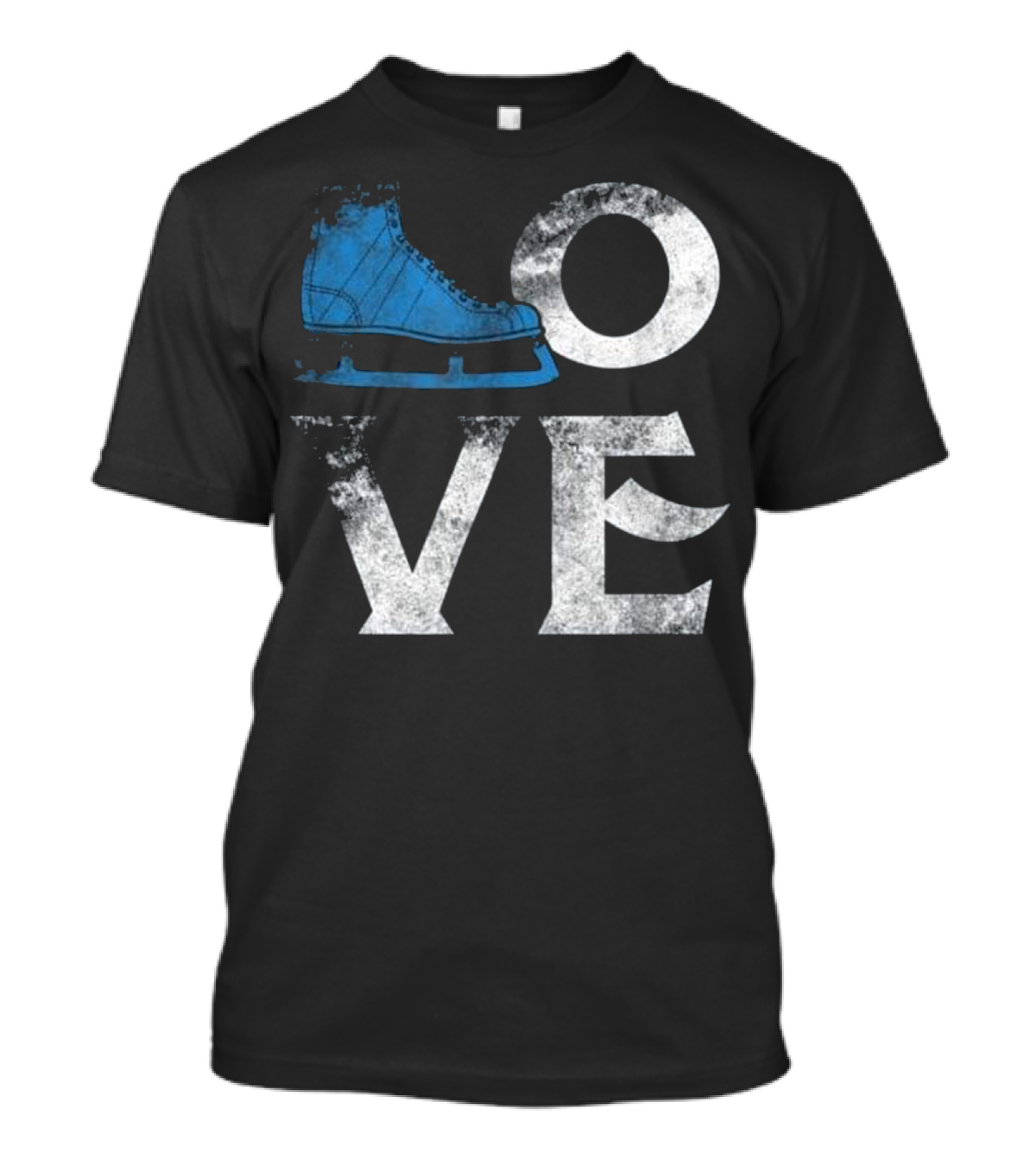 Love Figure Ice Skating Boot Sport T-Shirt