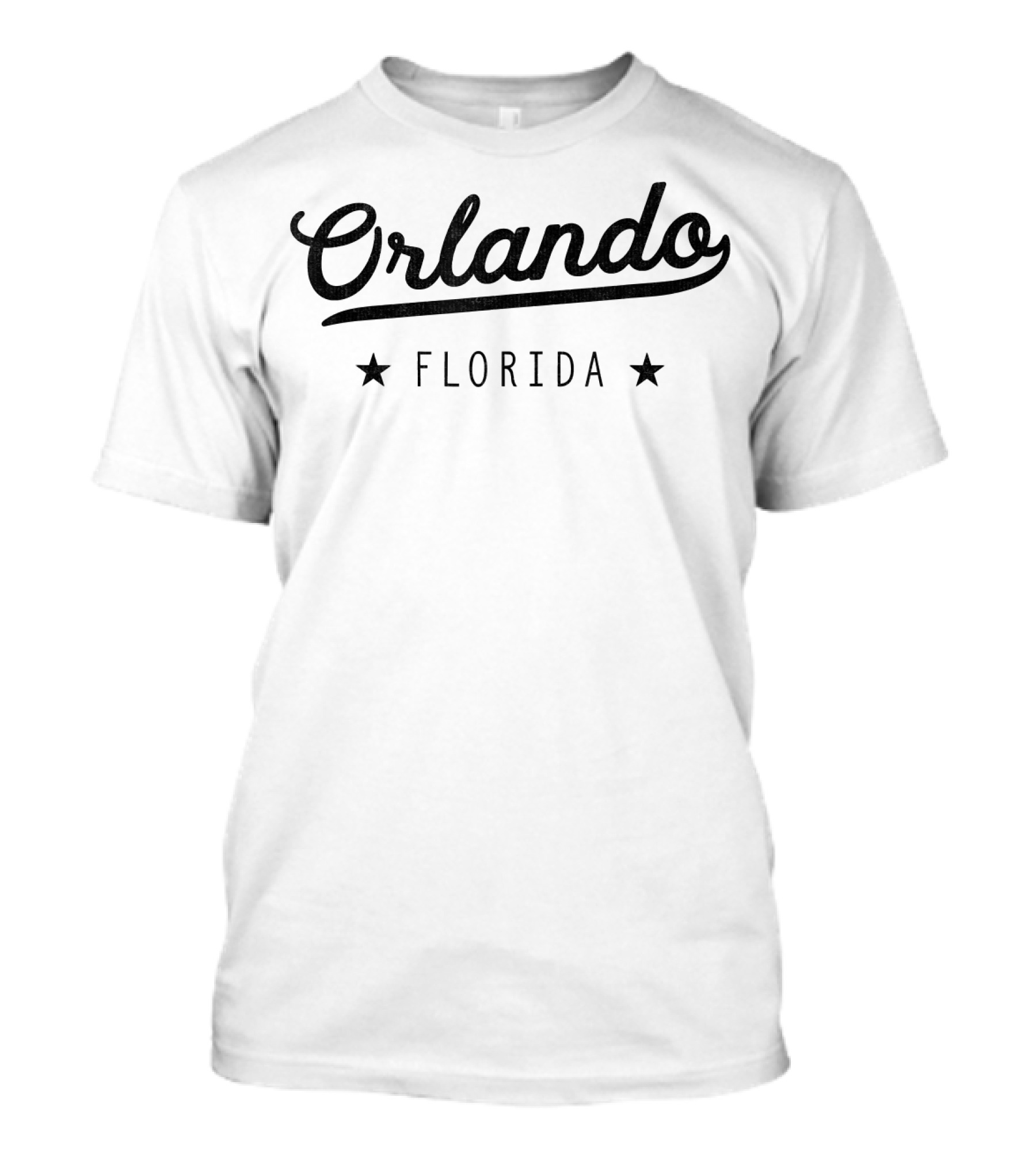Orlando Florida Classic Vintage Style With Stars T-Shirt