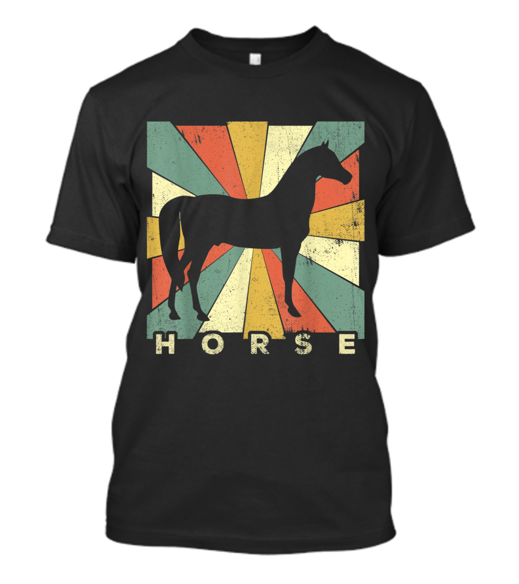 Vintage Horse Lover Radiant Retro T-Shirt