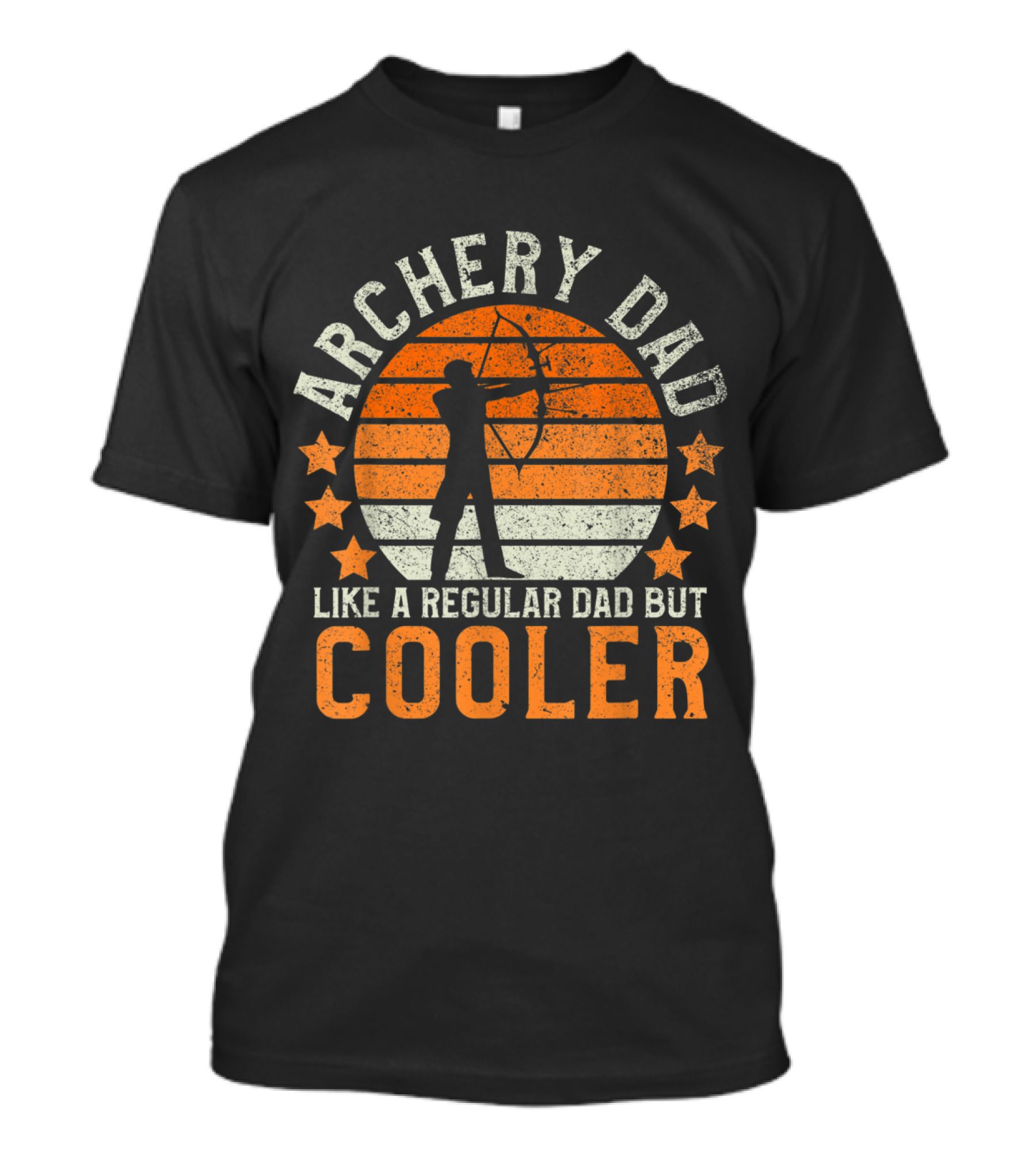 Archery Dad Like A Regular Dad But Cooler - Funny T-Shirt