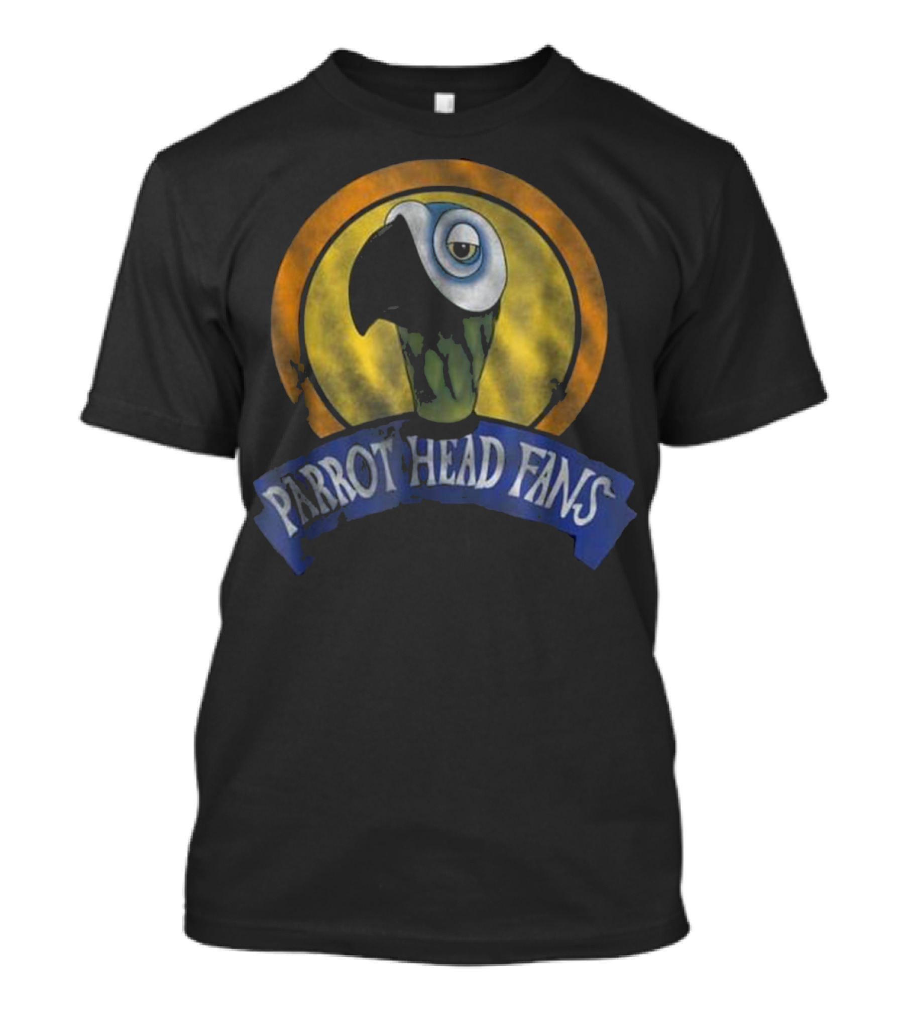 Parrot Head Fans Distressed Logo For Jimmy Buffett Enthusiasts T-Shirt