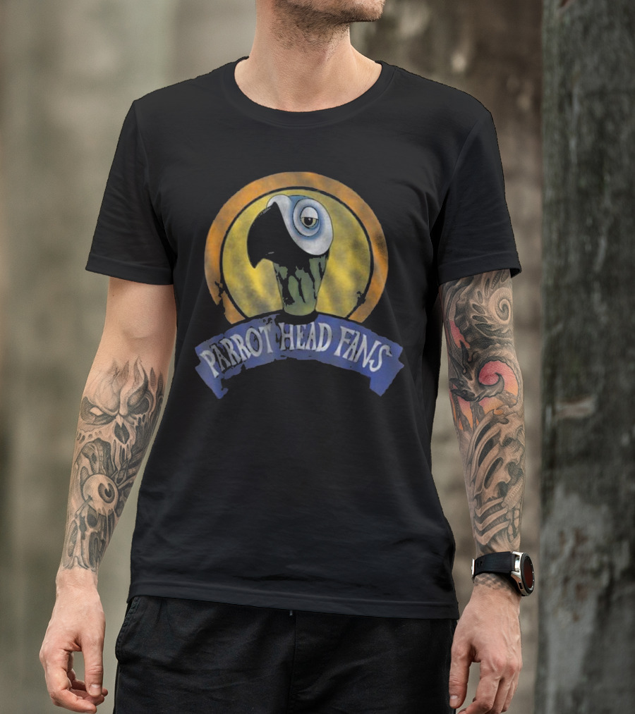 Parrot Head Fans Distressed Logo For Jimmy Buffett Enthusiasts T-Shirt