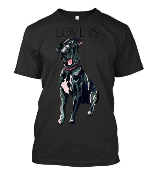Love Is Great Dane Dog T-Shirt