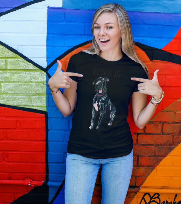 Love Is Great Dane Dog T-Shirt