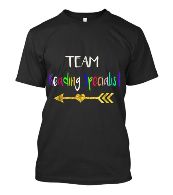 Team Reading Specialist Colorful Arrow Design Back To School T-Shirt