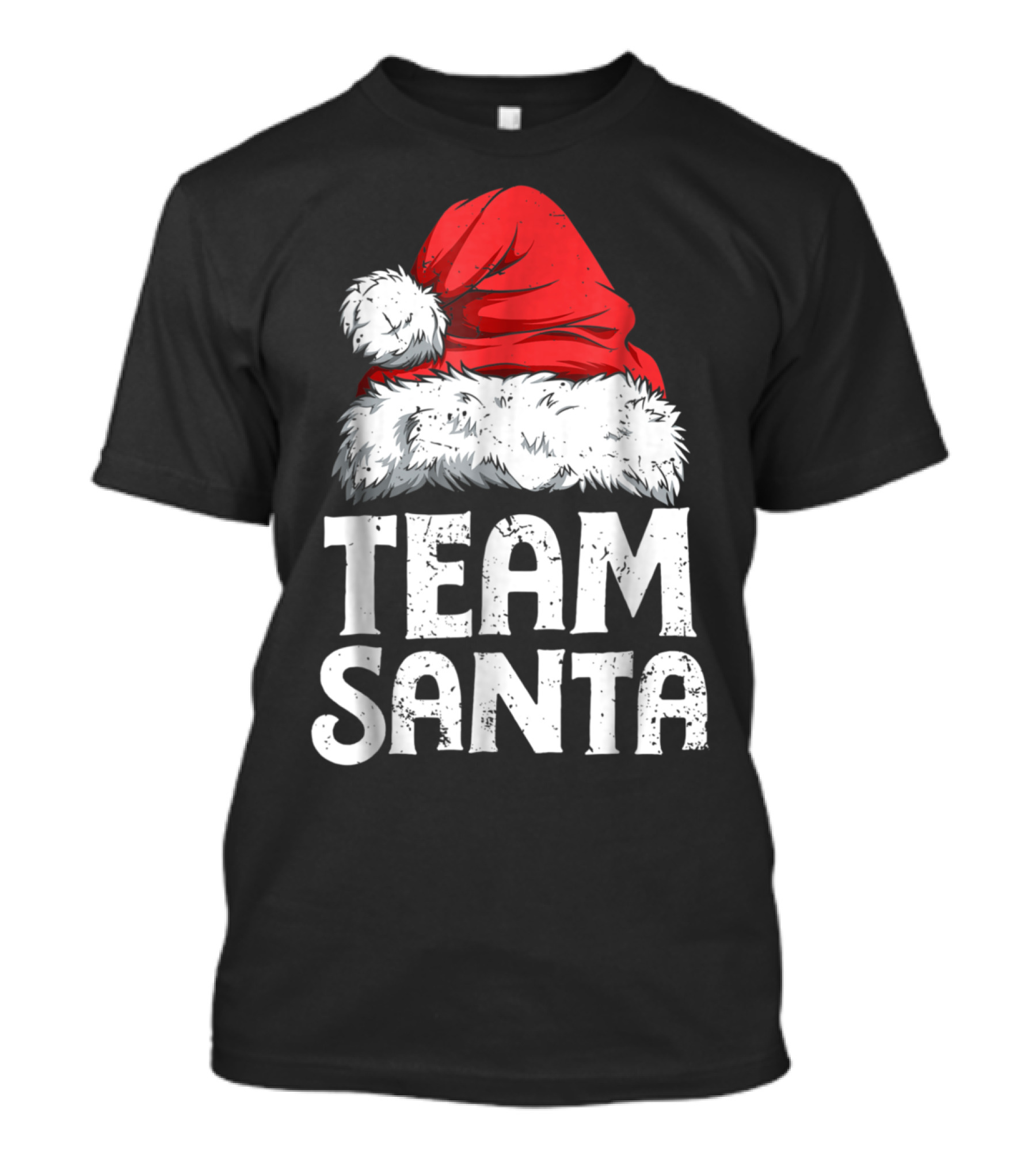 Team Santa Christmas Family Matching Hat T-Shirt
