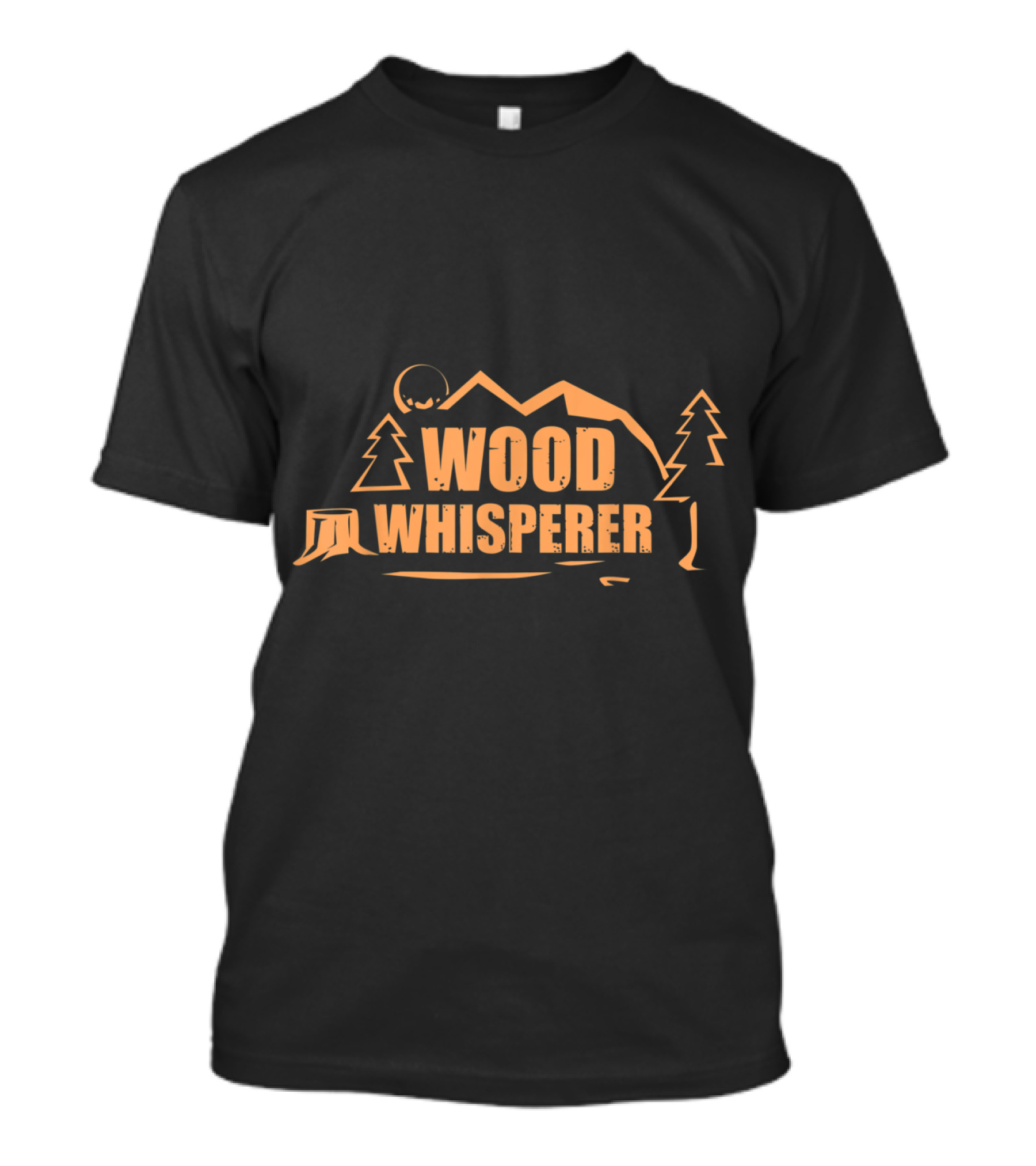 Wood Whisperer Carpenter Mountain Forest Woodworking Woodwork T-Shirt