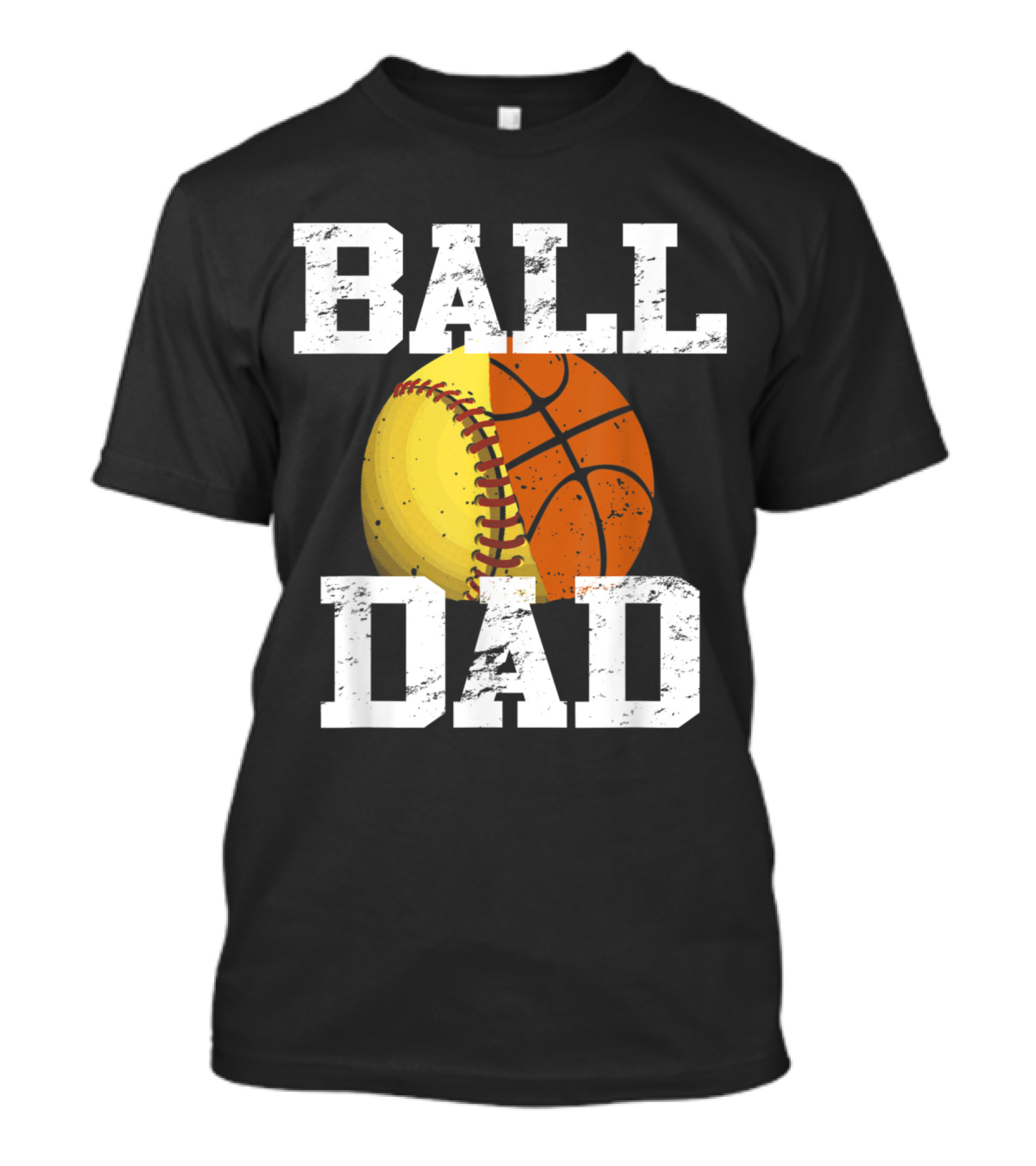 Ball Dad Basketball Softball T-Shirt