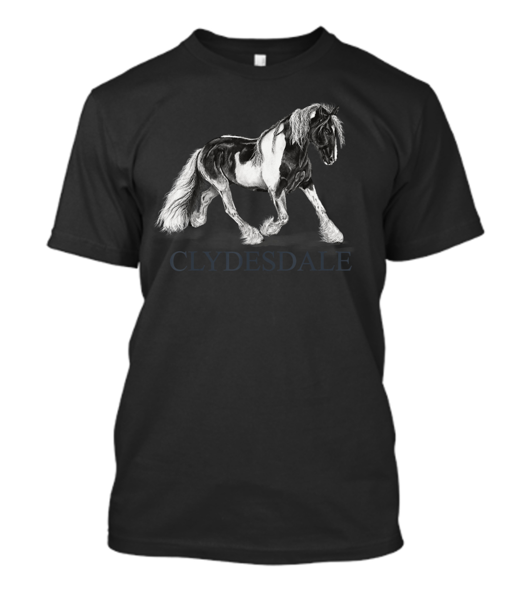 Clydesdale Majestic Horse For Equestrian Enthusiasts T-Shirt