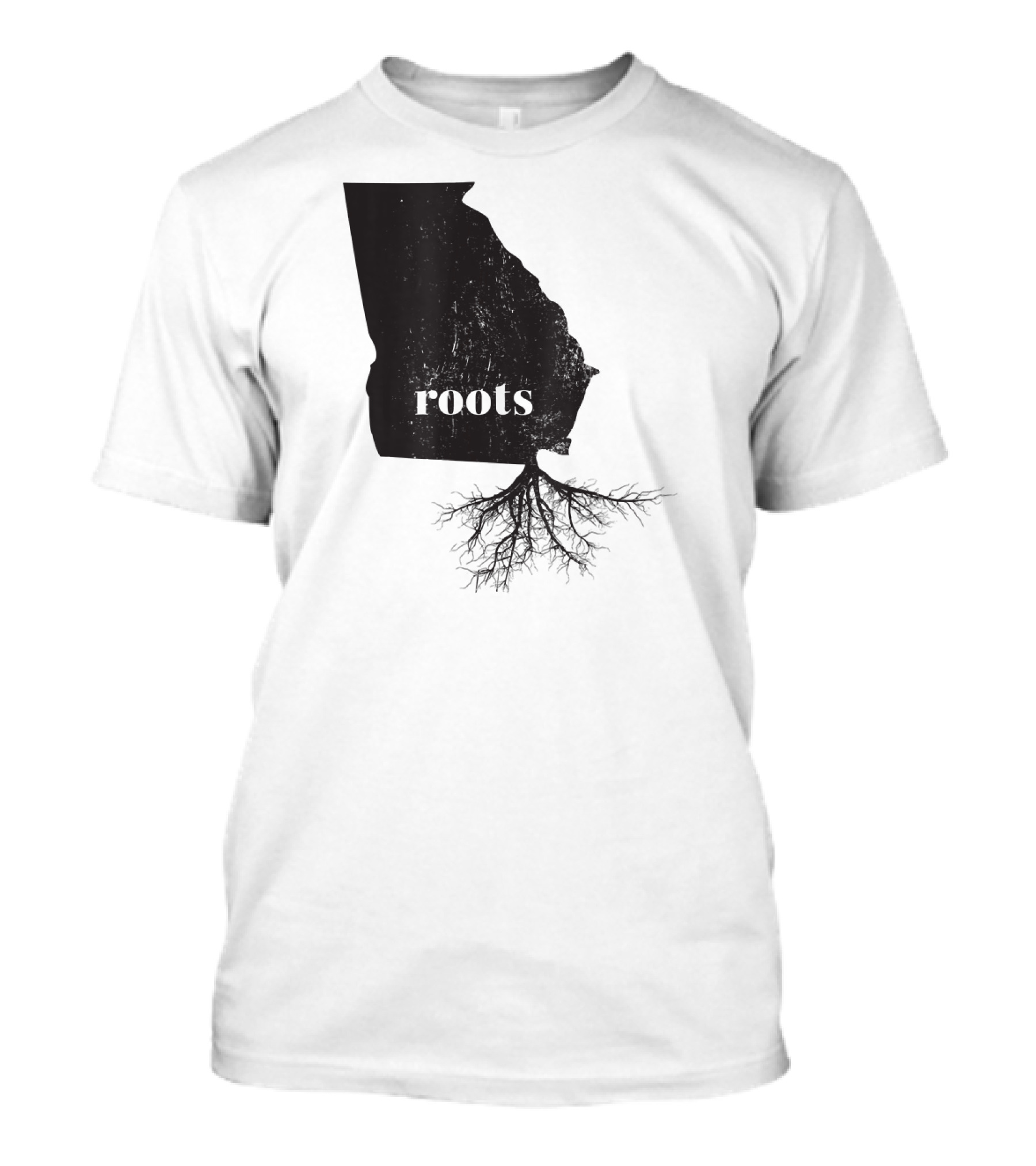 Georgia Map Roots Home State Connection T-Shirt
