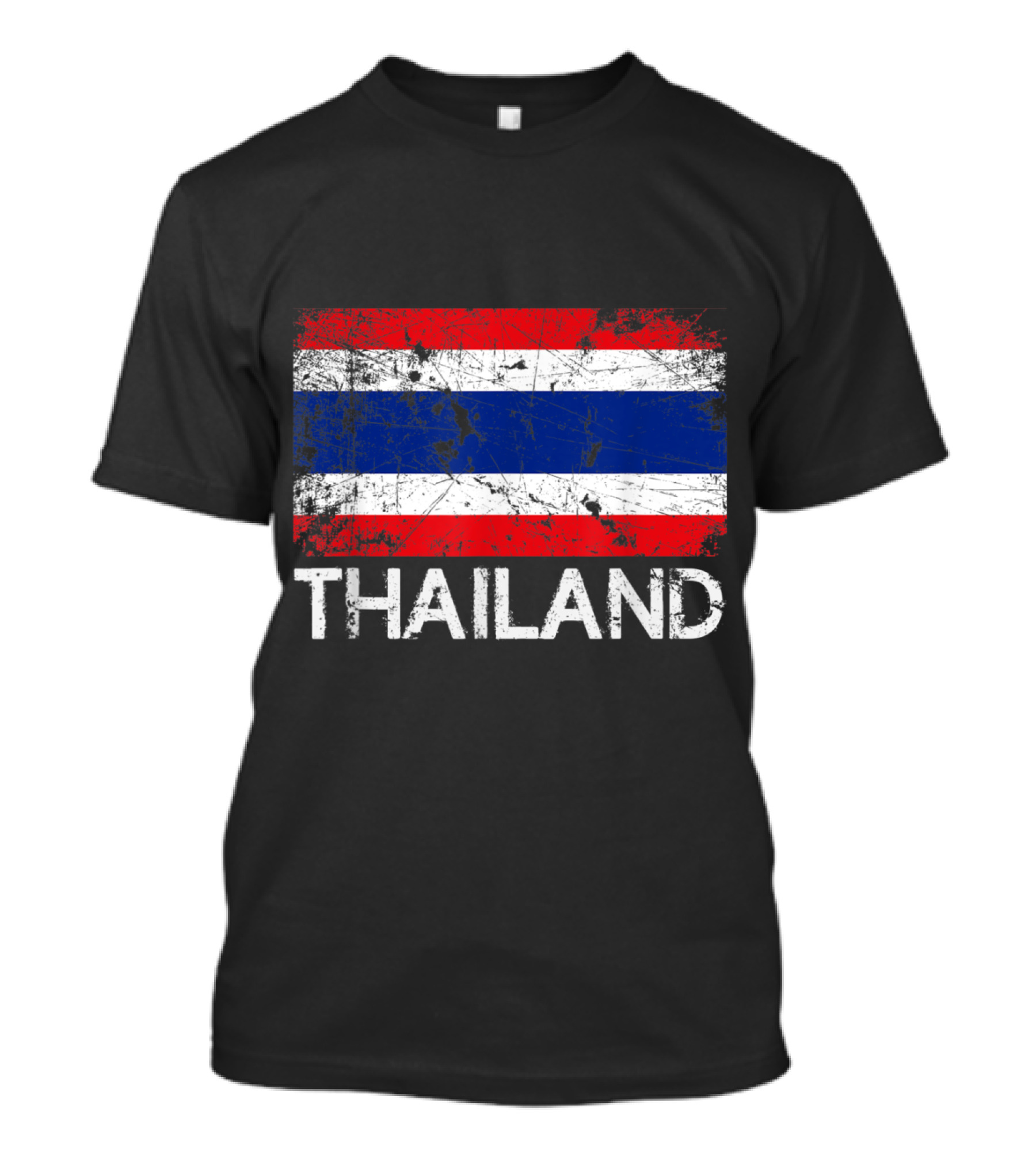 Thailand Distressed Flag T-Shirt